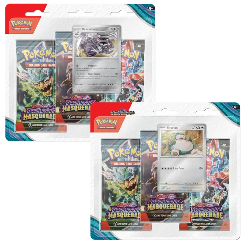 Pokemon TCG - Twilight Masquerade - 3er Blister - Englisch