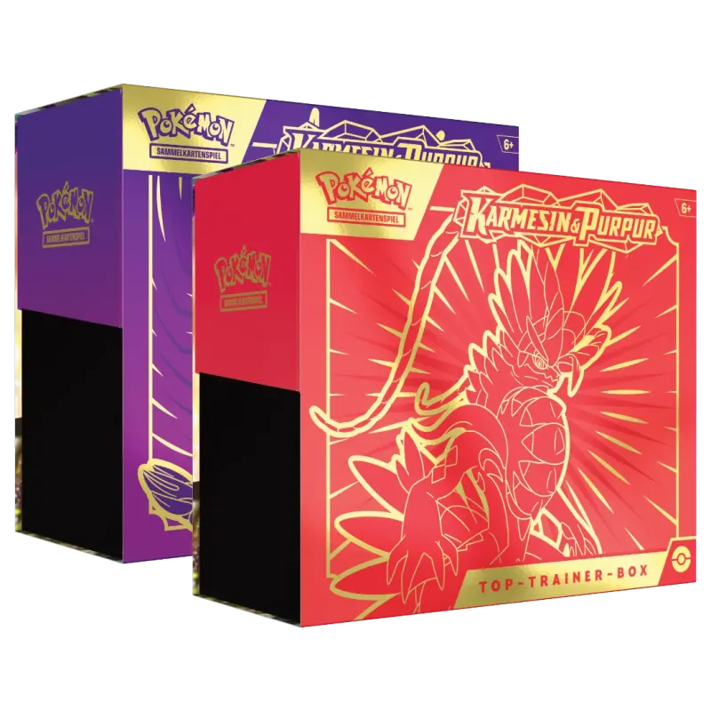 Pokemon TCG - Karmasin & Purpur - Top Trainer Box - Deutsch