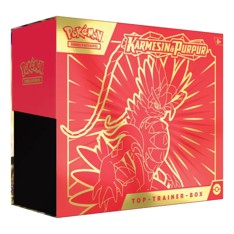 Pokemon TCG - Karmasin & Purpur - Top Trainer Box - Deutsch