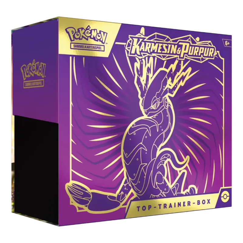 Pokemon TCG - Karmasin & Purpur - Top Trainer Box - Deutsch