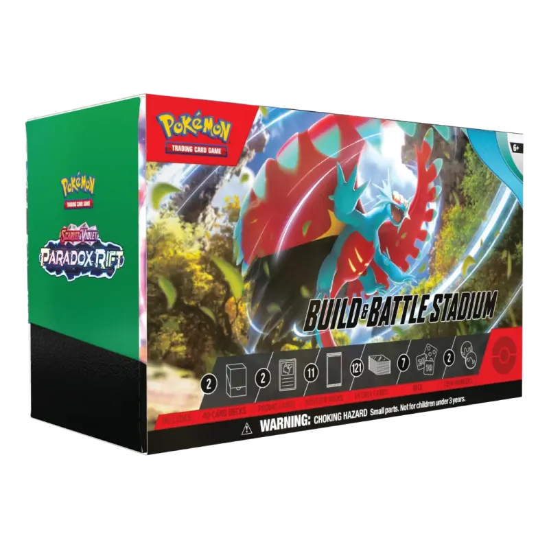Pokemon TCG - Karmesin & Purpur Paradoxrift - Build & Battle Stadion - Deutsch