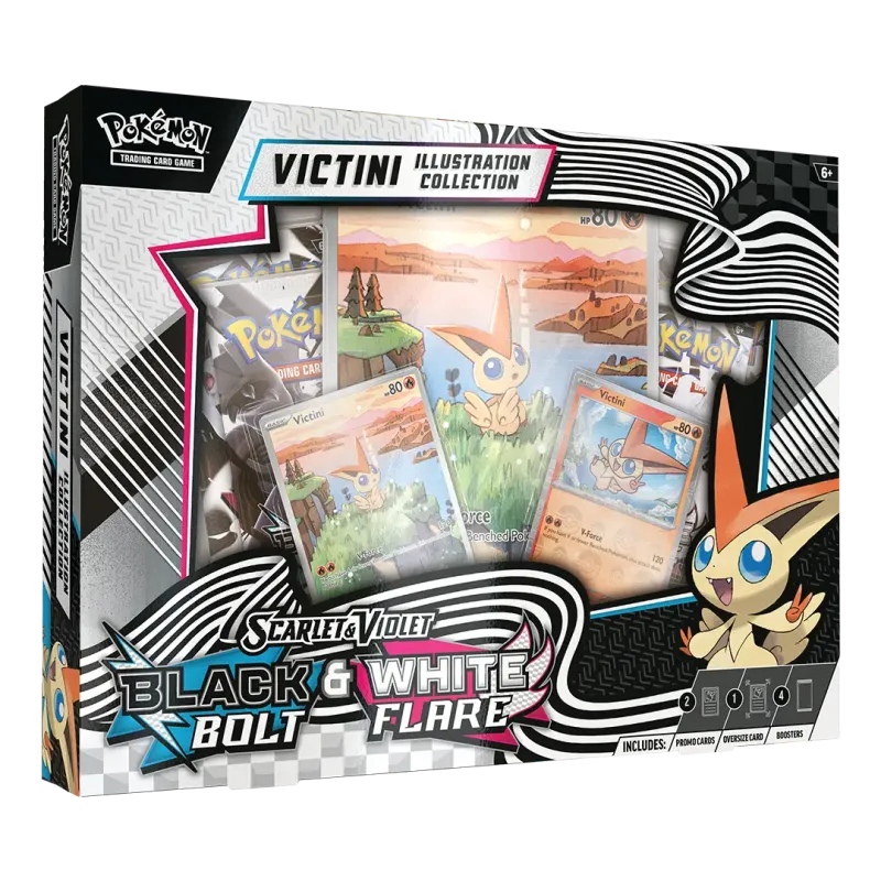Pokemon TCG - Scarlet & Violet Black Bolt & White Flare - Unova Victini Illustration Collection - Englisch