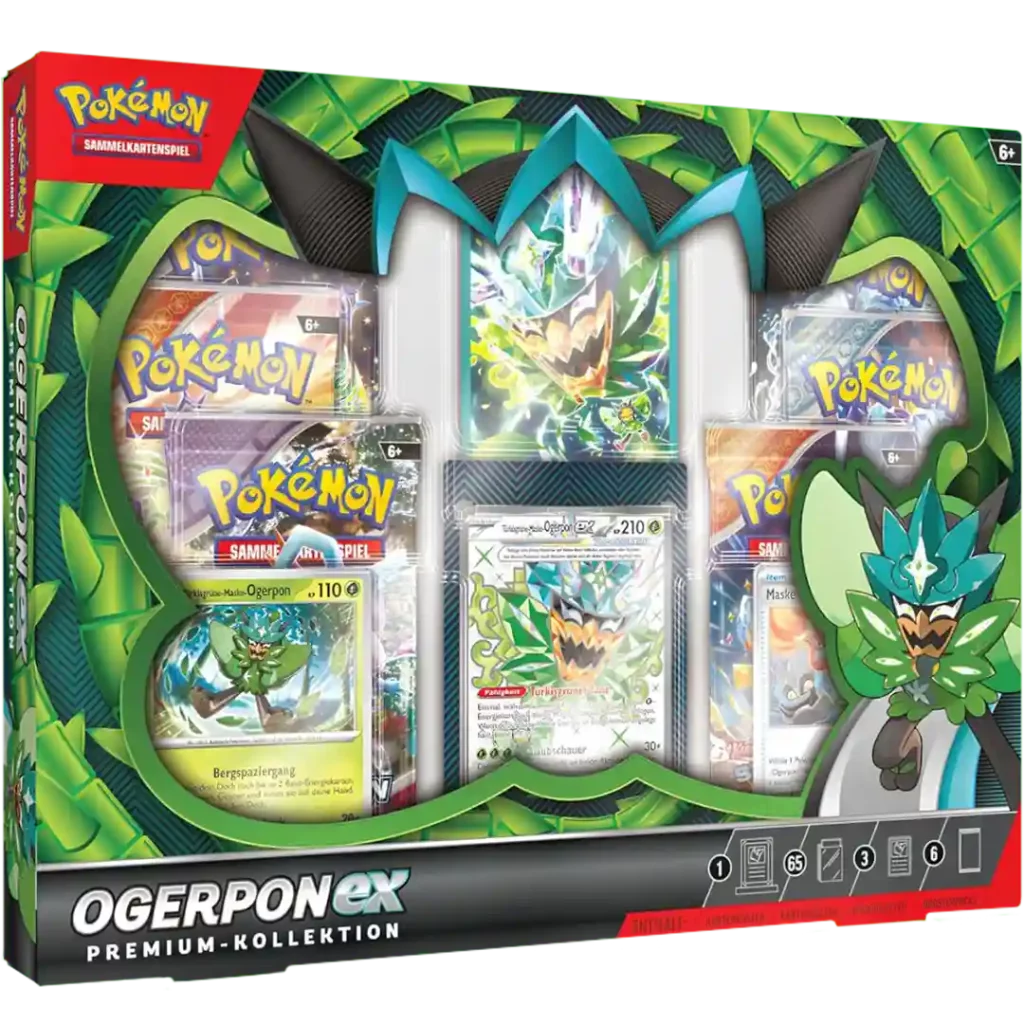 Pokemon TCG - Ogerpon Ex - Premium Kollektion - Deutsch