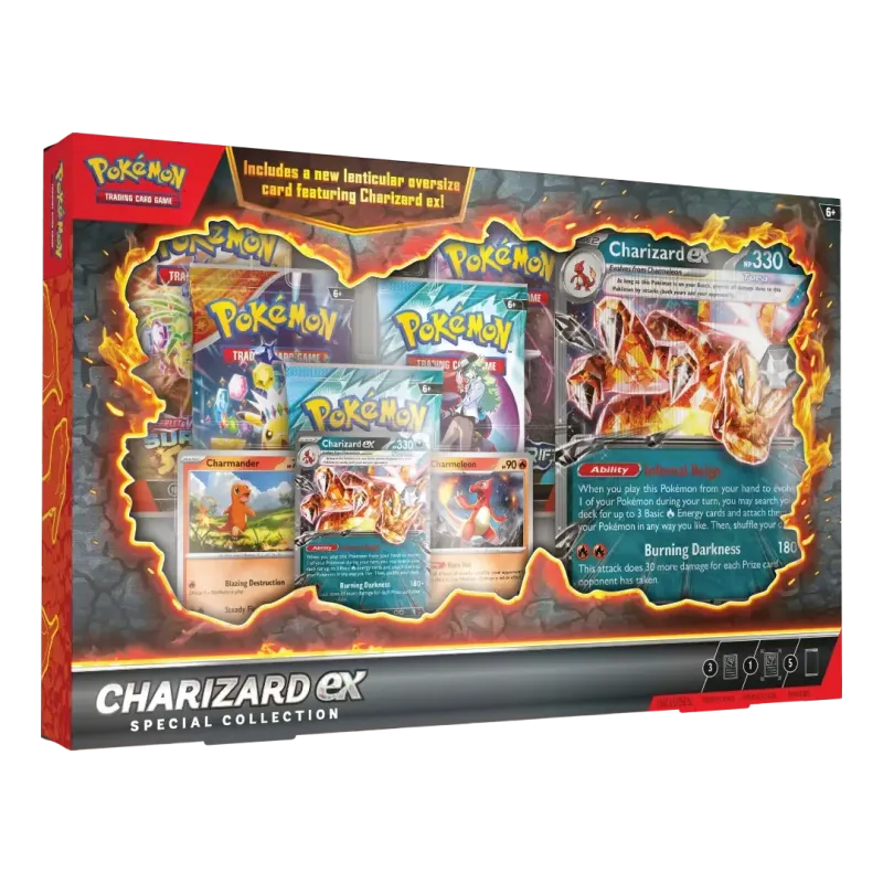 Pokemon TCG - Charizard Ex Spezial Kollektion - Englisch