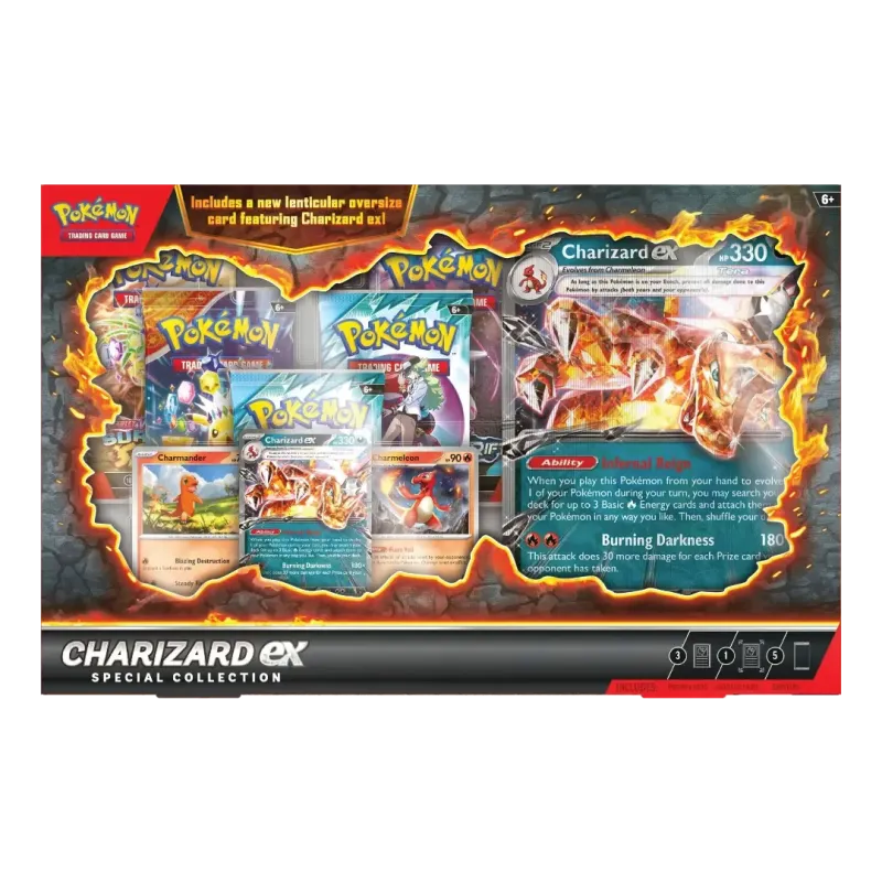 Pokemon TCG - Charizard Ex Spezial Kollektion - Englisch