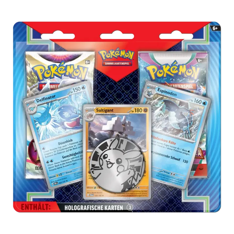 Pokemon TCG - 2er Blister Delfinator Saltigant Espinodon - Deutsch