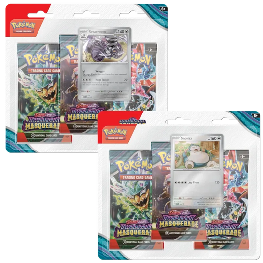 Pokemon TCG - Twilight Masquerade - 3er Blister - Englisch