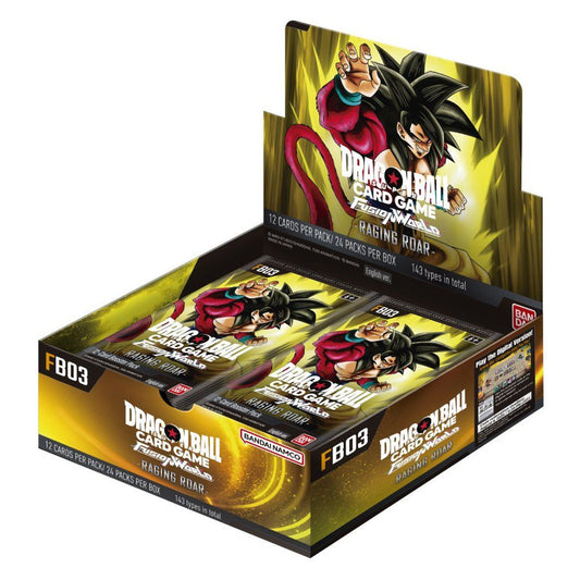 Dragon Ball Super Card Game Fusion World Raging Roar FB03 Display Englisch