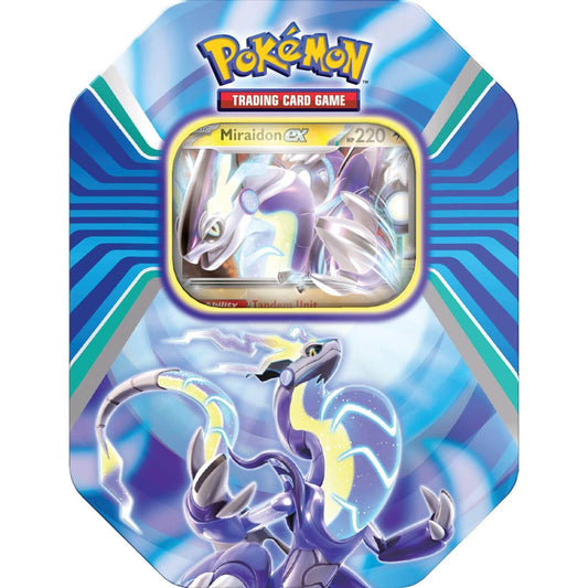 Pokémon TCG Paldea Legends Miraidon ex Tin Englisch