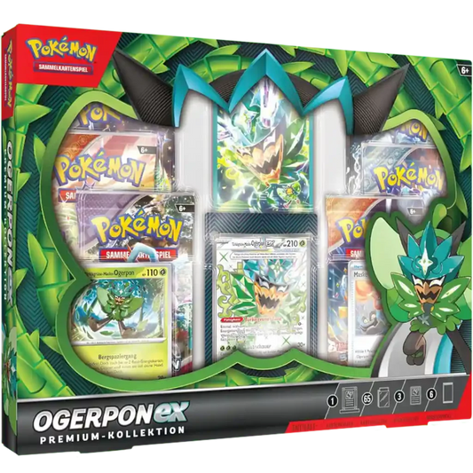 Pokemon TCG - Ogerpon Ex - Premium Kollektion - Deutsch